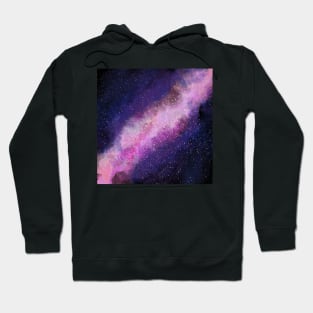 Purple Watercolour Galaxy Hoodie